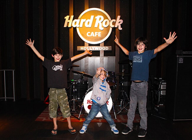 Hard Rock Cafe Southern California Family Dining