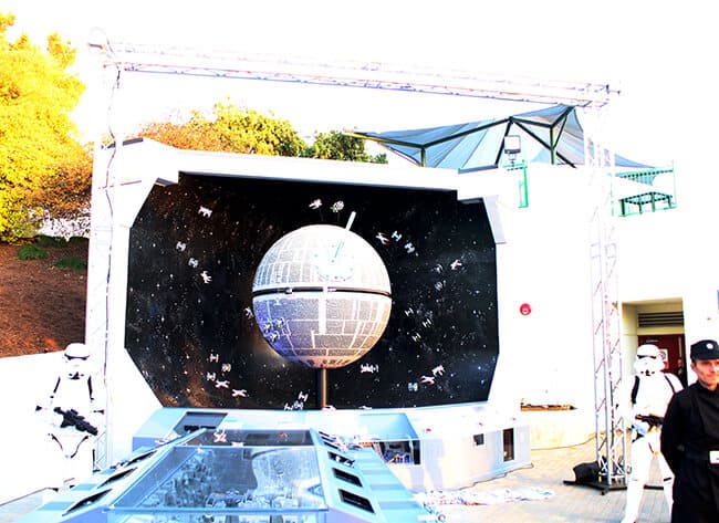 Legoland Death Star Reveal Ceremony