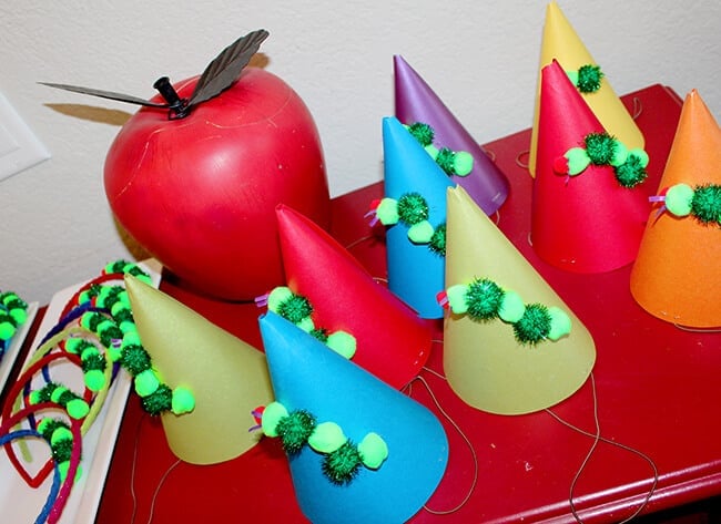 The Hungry Caterpillar Party Hats