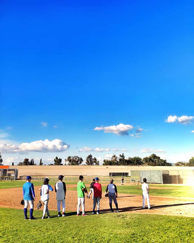 baseball field