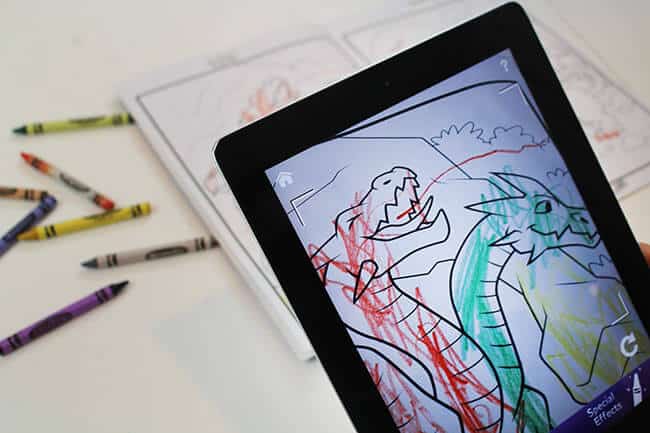 iPad Crayola Coloring Books