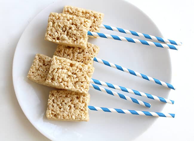 Baseball Rice Krispie Treat idea