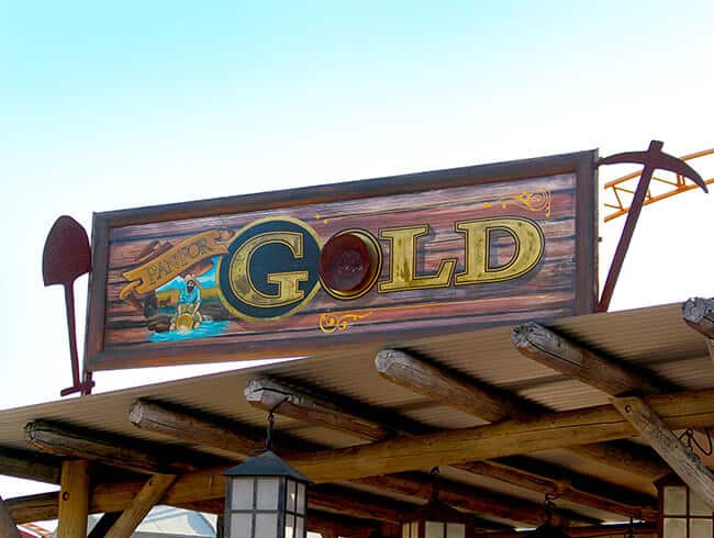 Knott's Panning for real gold experience