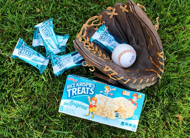 baseball Rice Krispie Treats