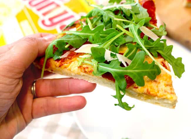 Easy Arugula Pizza