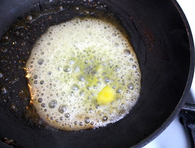 Melting Butter in a Pan