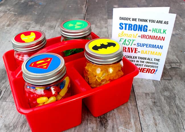 Free Father's Day Superhero Free Printable