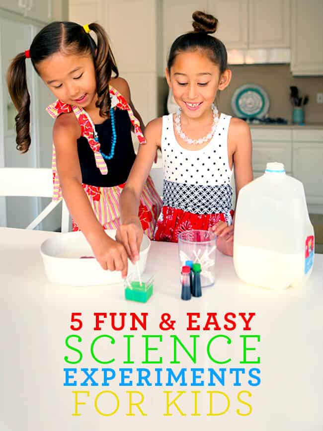 5 Easy Science Experiments for Kids