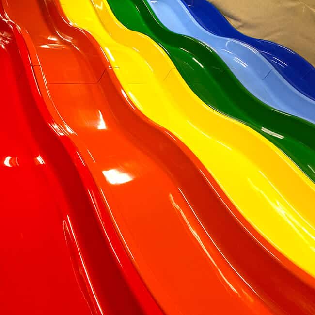 Billy Beez Anaheim Rainbow Slides
