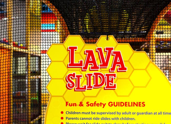 Billy Beez Hot Lava Slide