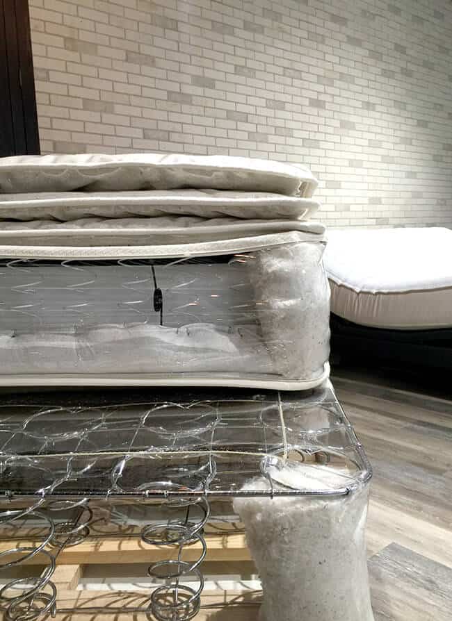 Custom Comfort Mattress componets