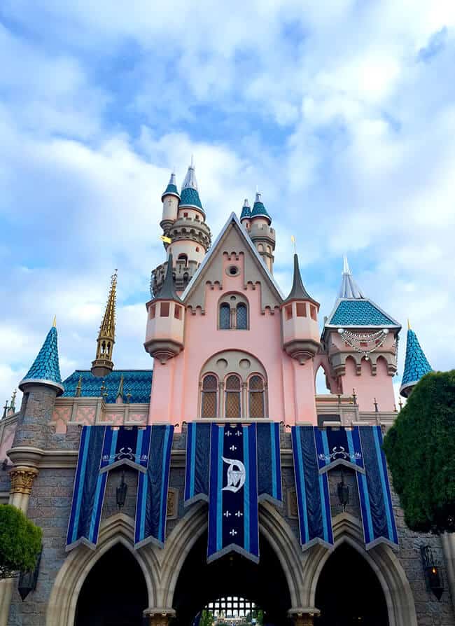 Disneyland 60th Diamond Celebration Sleeping Beauty Castle Back