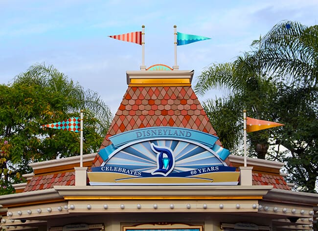 Disneyland 60th Diamond Celebration Ticket Booth