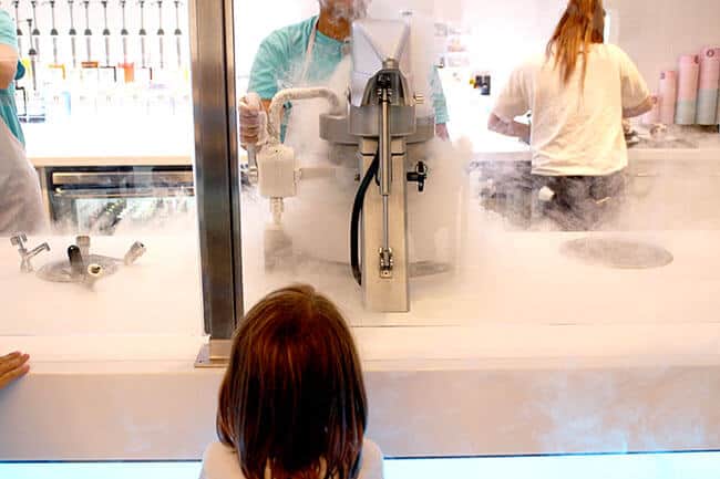 Orange County Liquid Nitrogen Ice Cream