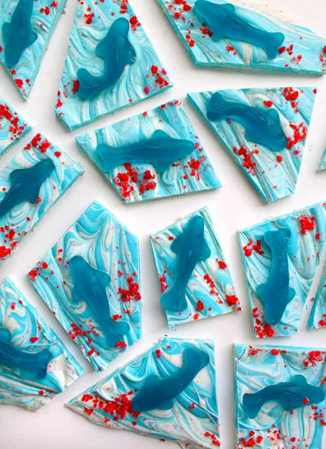 Shark Chocolate Bark