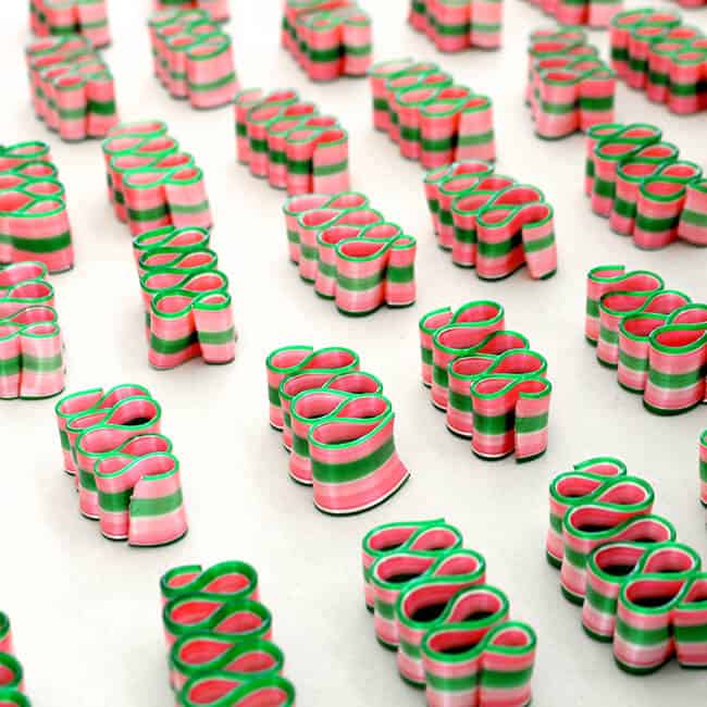 Watermelon Ribbon Candy