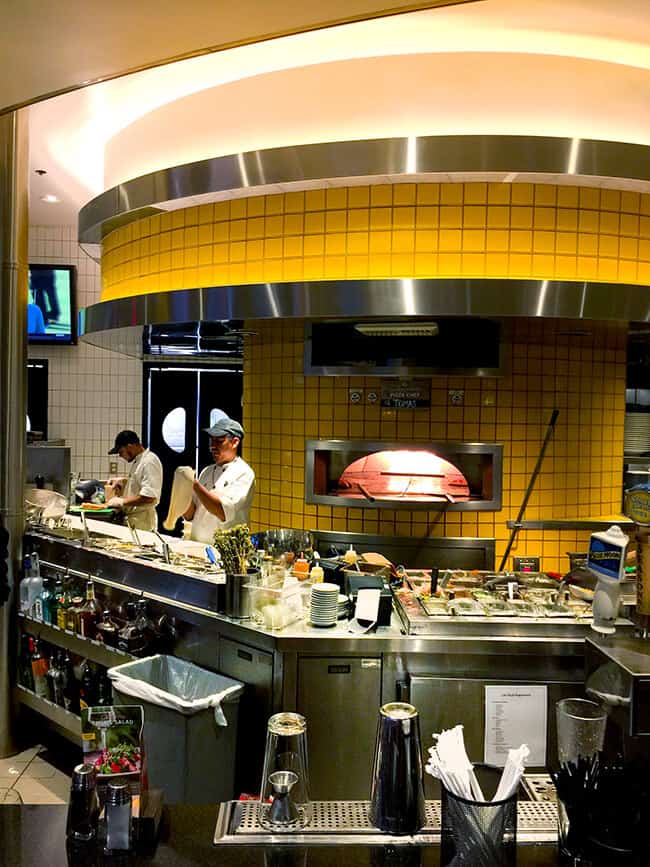 Inside California Pizza Kitchen