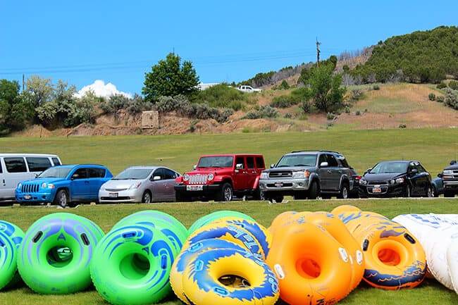 Lava Hot Springs Inner Tubing