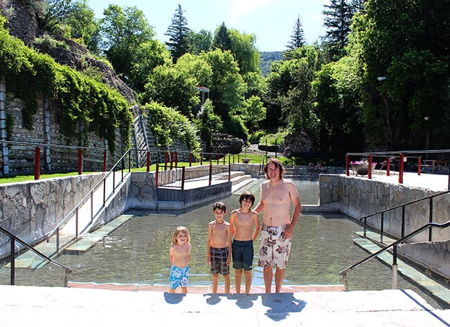 Lava Hot Springs in Idaho