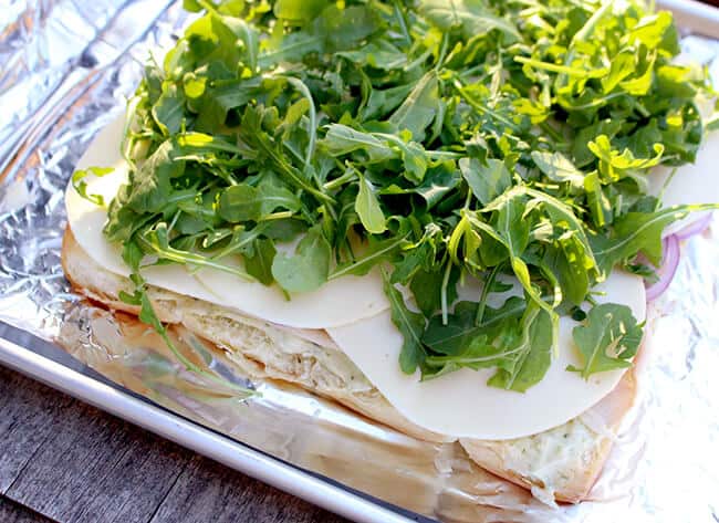 Turkey Arugula Sandwich Sliders