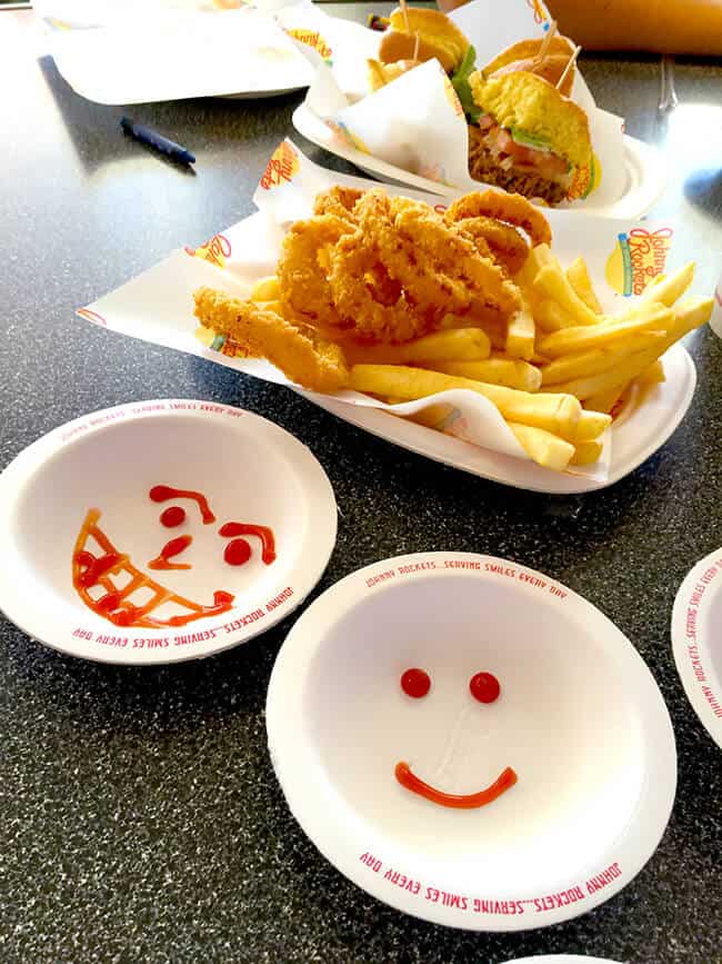 Johnny Rockets Ketchup Art