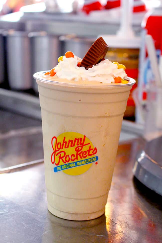 Johnny Rockets Reese's Peanut Butter Shake