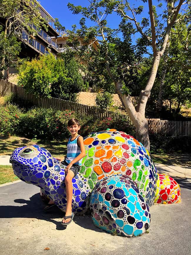 Laguna Beach Turtle Sculpture