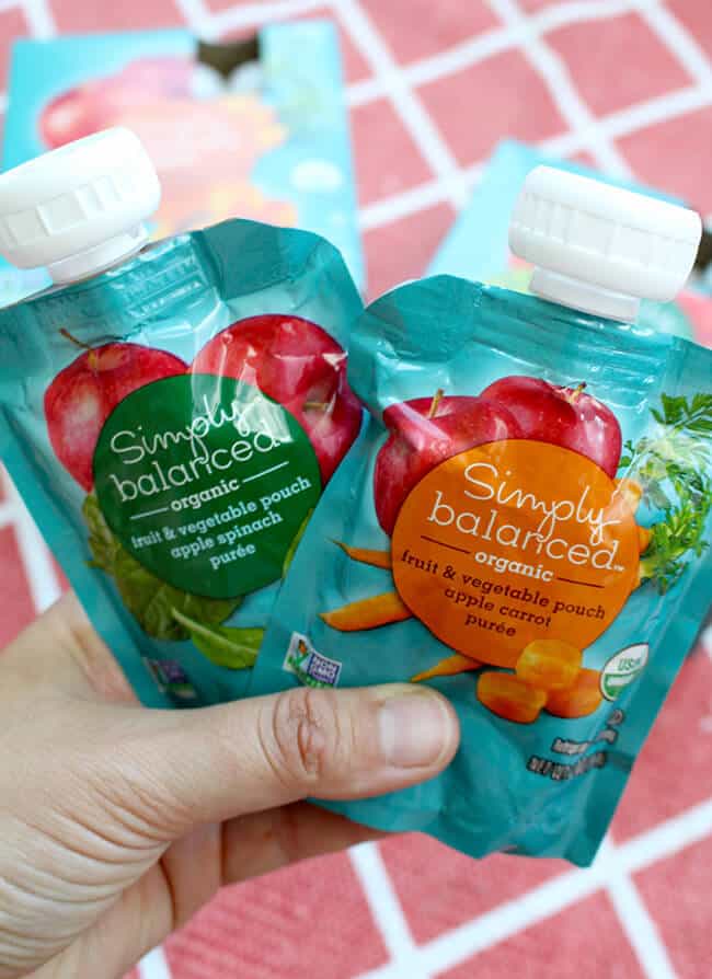 Simply Balanced Organic Fruit and Vegetable Pouches