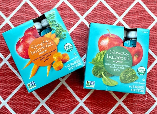 Target Organic Fruit and Vegetable Pouches