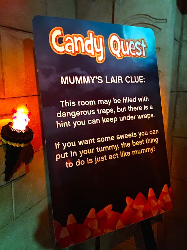 Brick Or Treat Candy Quest Clue