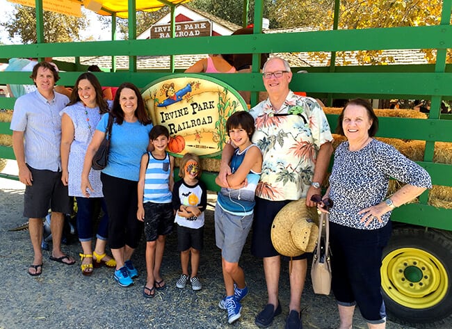 Family Time at the Pumpkin Patch