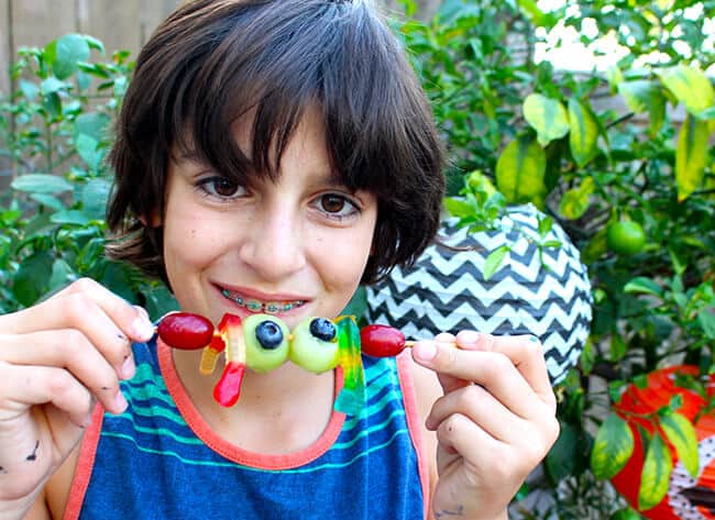 Halloween Fruit Kabobs