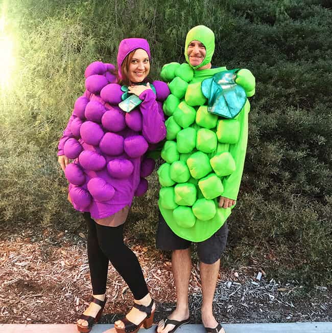 Halloween Grape Costumes