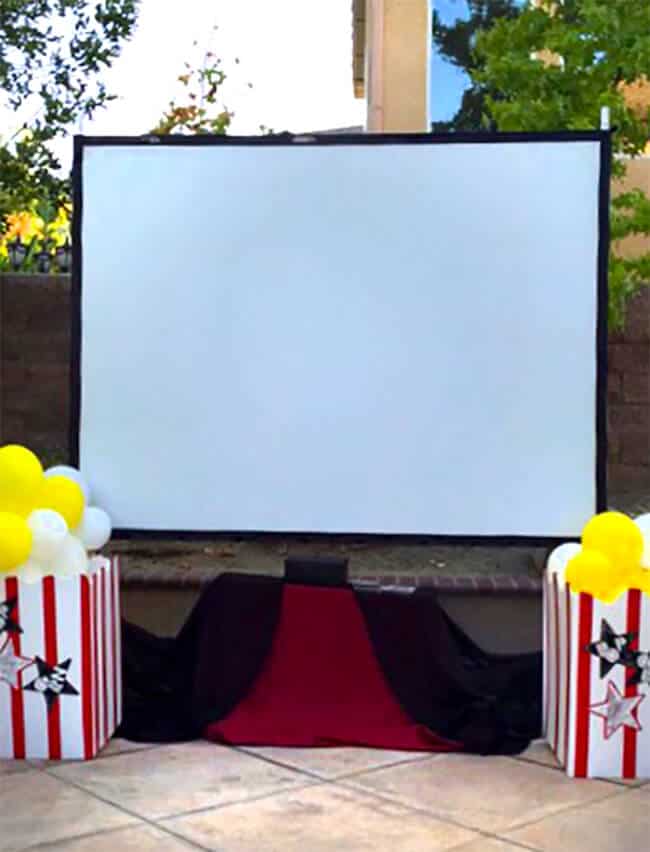 Backyard Movie Screen