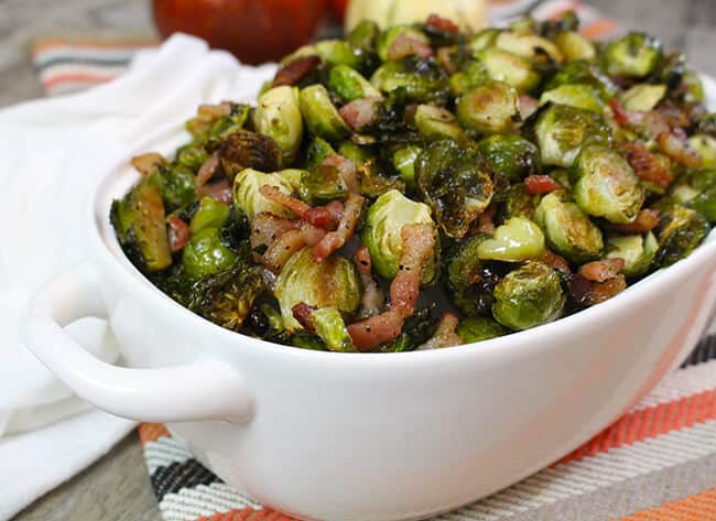 Bacon Roasted Brussels Sprouts Recipe
