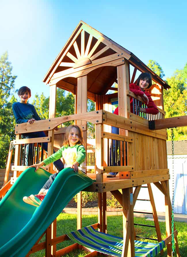 Best Wooden Swing Set For Children