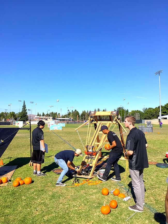 Discovery Cube Pumpkin Launch Contestants