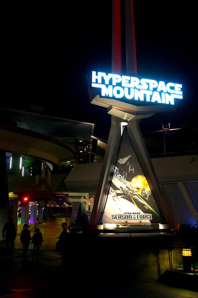 Disneyland Hyperspace Mountain