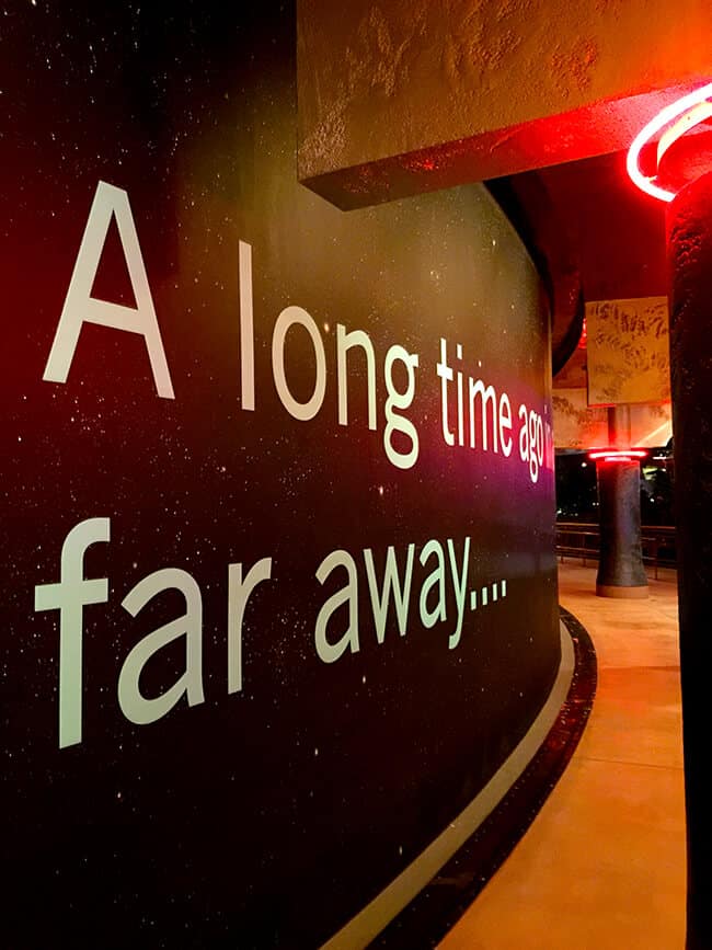 Entrance into the Launch Bay at Disneyland