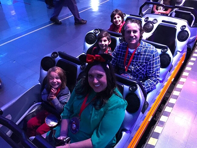 HyperSpace Mountain Ride at Disneyland