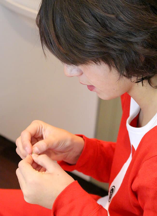 Kids Building a Gingerbread House