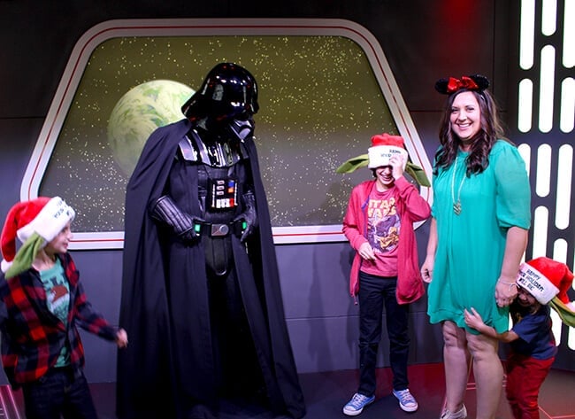 Meet Darth Vadar at Disneyland