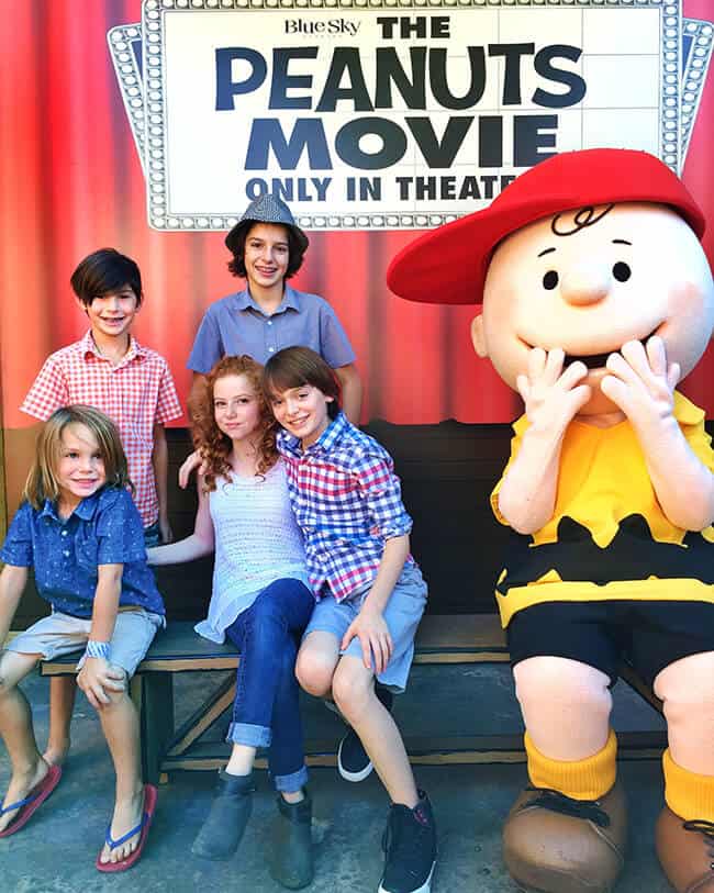 Noah Schnapp and Francesca Capaldi - Peanuts Movie