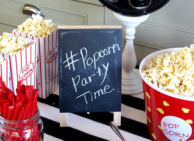 #PopcornPartyTime