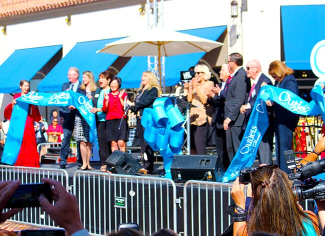 San Clemente Outlets Ribbon Cutting