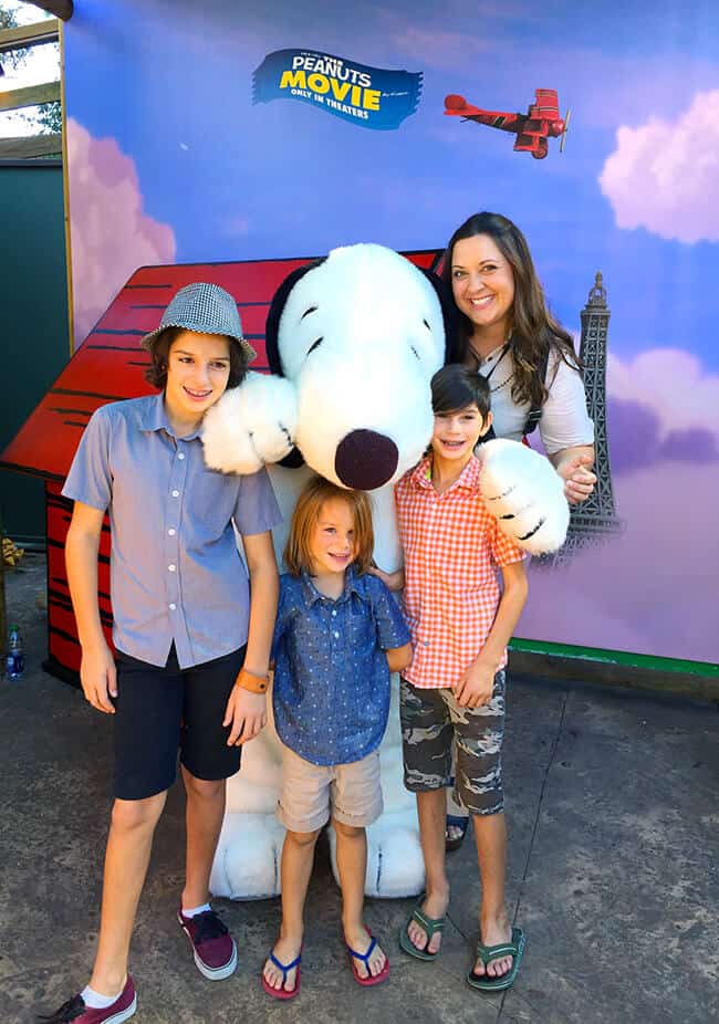 Snoopy from the Peanuts Movie