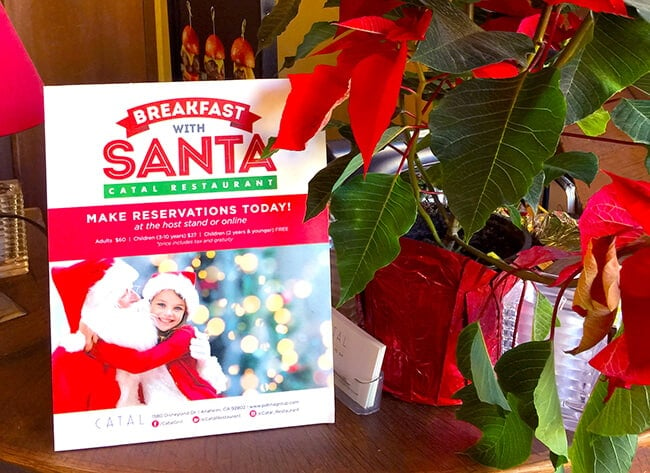 Breakfast with Santa at Catal Restaurant