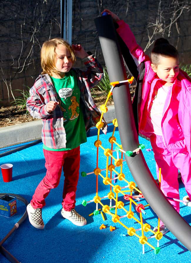 Build a ramp at Discovery Cube