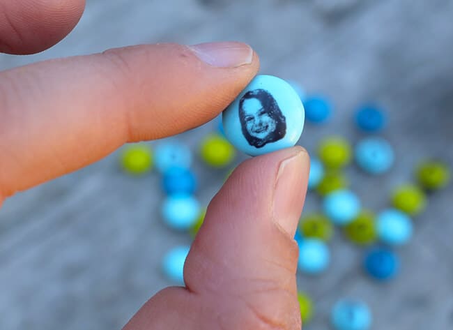 Custom M&M's with Kids faces