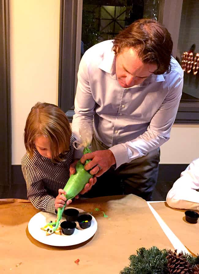 Decorating Cookies with Daddy